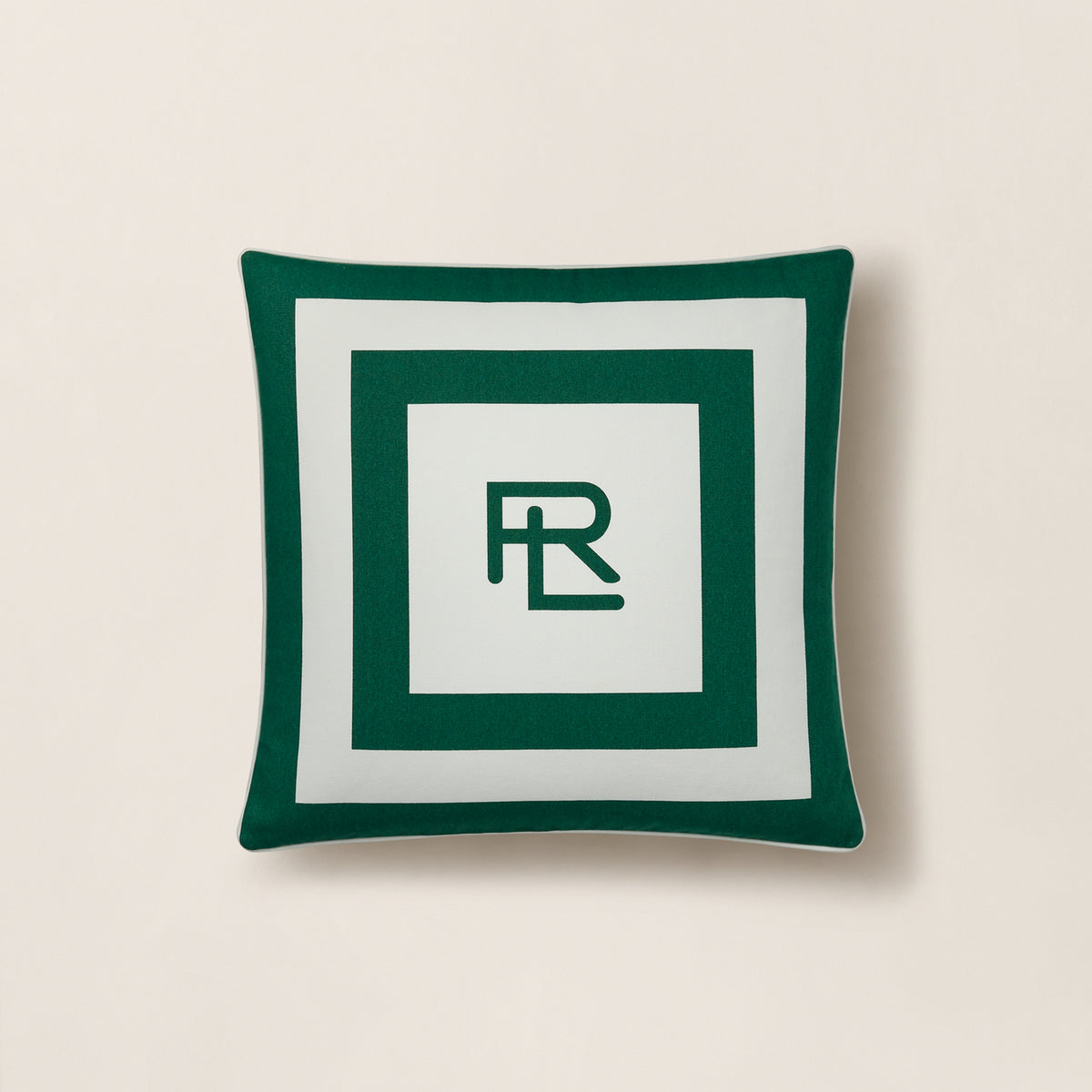 Holton Throw Pillow - True Green/White