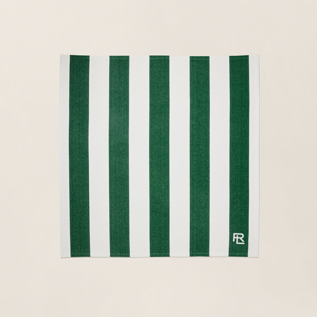 Foley Beach Blanket - Green/White