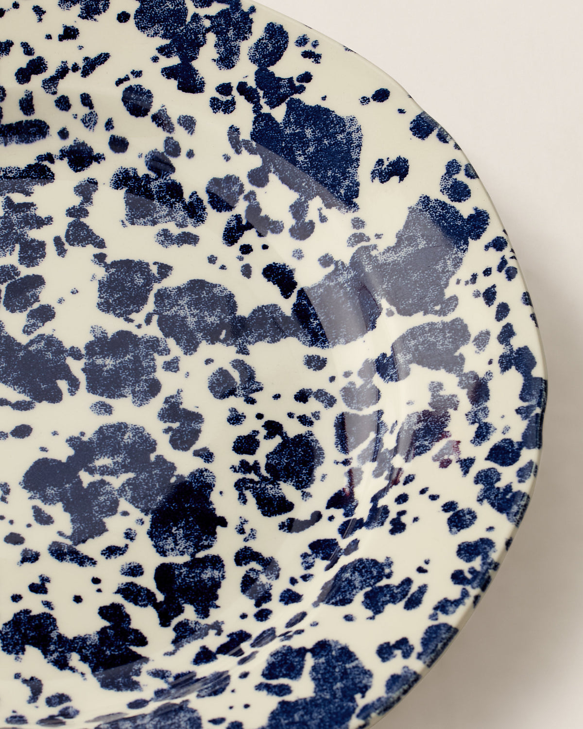 Antique Marble Dinner Plate