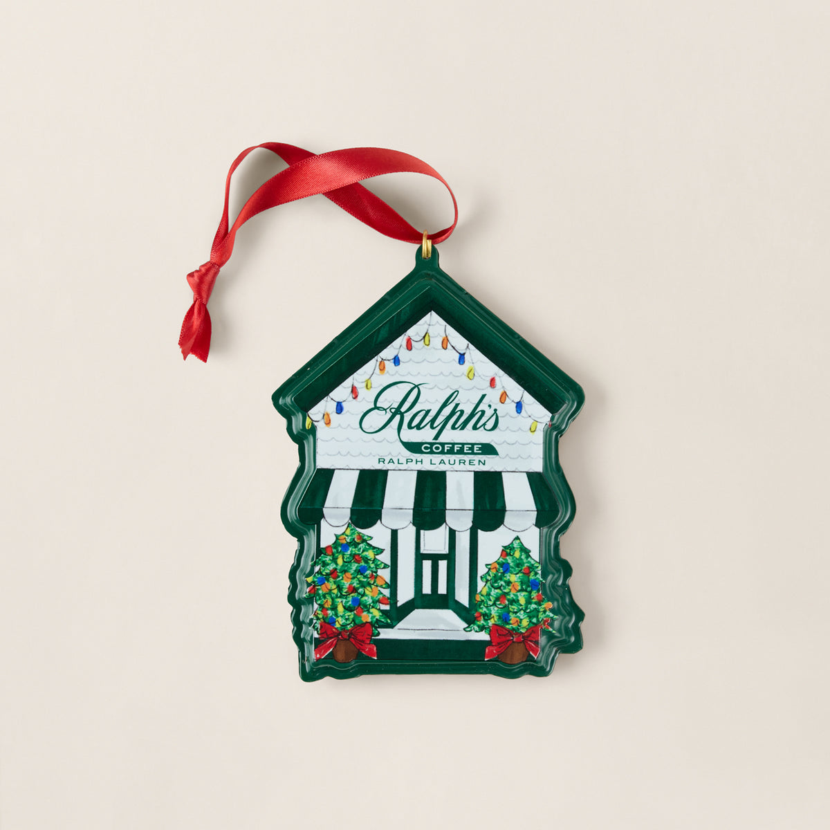 Ralph’s Coffee Holiday Cottage Ornament - Ralph Lauren Home