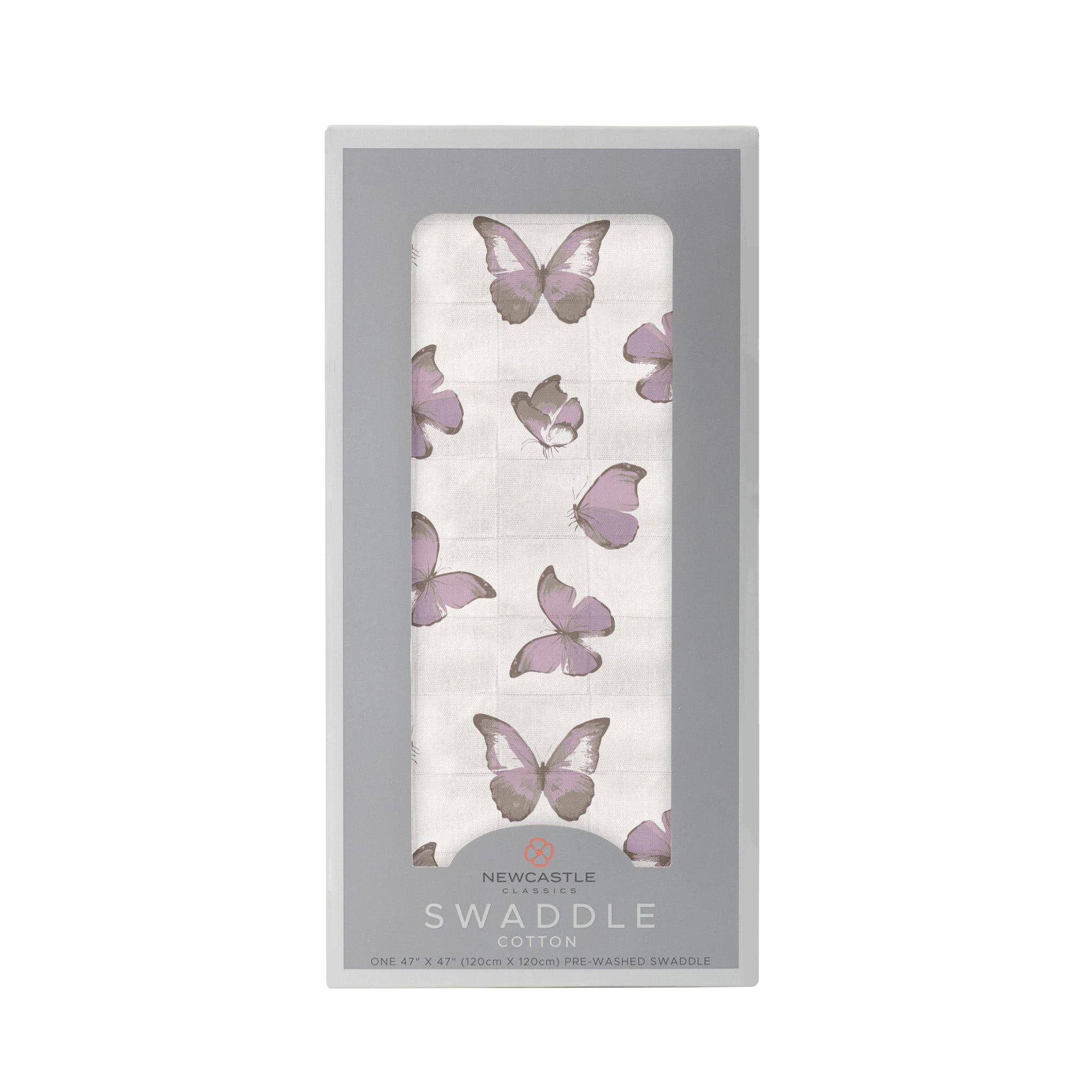 Winsome Butterflies Swaddle | Organic Baby